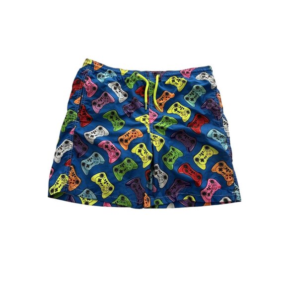 MC2 Saint Barth Swim Shorts in Blue Console Print - Picture 1 of 3